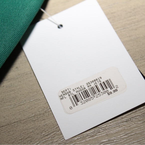 NFL NY JETS Football Bottle Hugger 2-Sided Design NWT Glass Bottle Koozie Gift - Picture 3 of 6